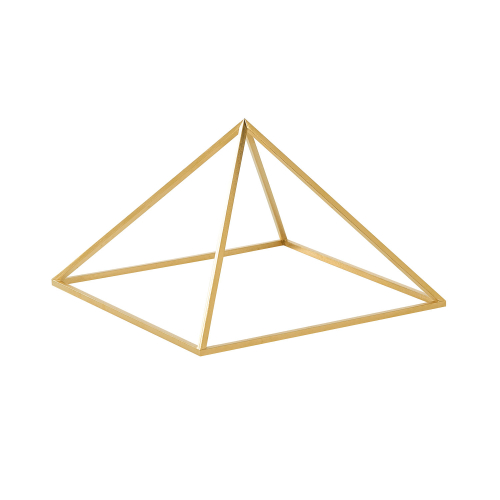 Pyramide „Giza“ vergoldet, Produktbild 1