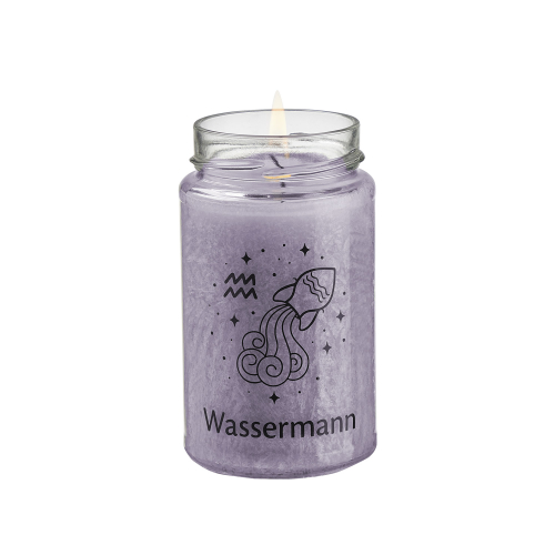 Sternzeichen-Duftkerze „Wassermann“, Produktbild 3