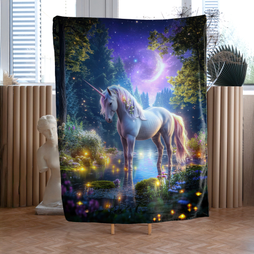 Decke „Einhorn der Mondzauber“, Produktbild 3