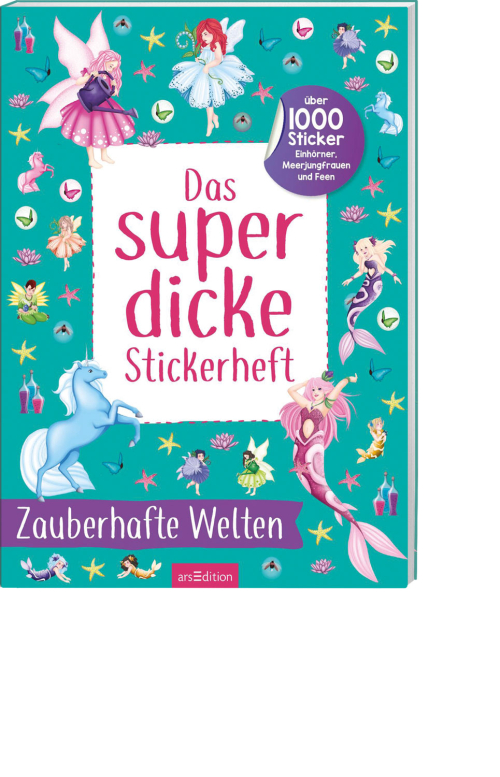 Das superdicke Stickerheft – Zauberhafte Welten, Produktbild 1