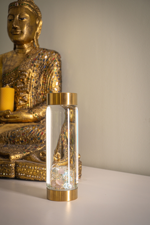 VitaJuwel® Trinkflasche ViA „Goldene Seelenverbindung“, Produktbild 7