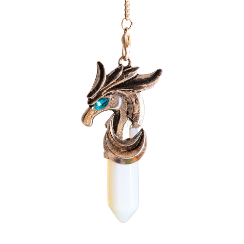 Pendel „Drache mit Opal Glass”, Produktbild 1