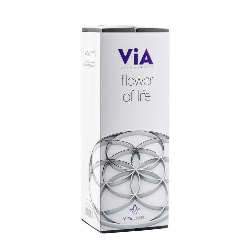 VitaJuwel® Trinkflasche ViA „Blume des Lebens”, Produktbild 3