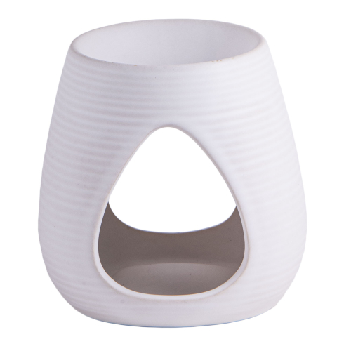 Keramik-Aromalampe, weiß, Produktbild 1