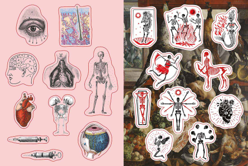 Kuriositäten &amp; Seltsamkeiten – Stickerbuch, Produktbild 2