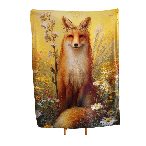 Decke „Krafttier Fuchs“, Produktbild 1