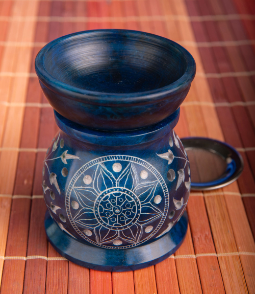 Aromalampe und Siebgefäß „Mandala“, Produktbild 2
