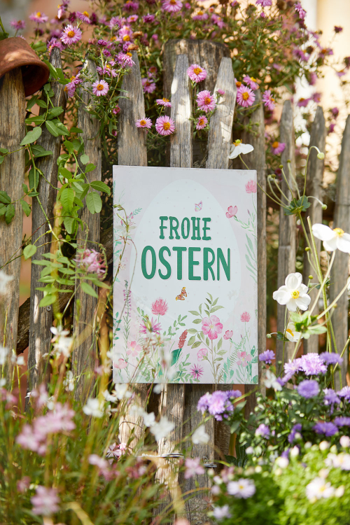 Schild „Frohe Ostern“, Produktbild 2