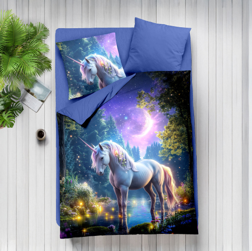 Bettwäsche „Einhorn der Mondzauber“, Produktbild 4