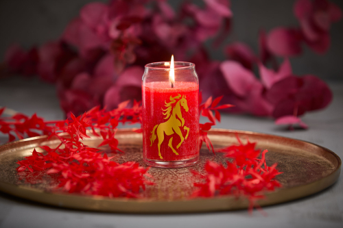 Duftkerze „Feuerpferd“, Produktbild 3