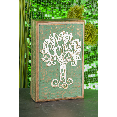 Holztruhe „Keltischer Lebensbaum“, Produktbild 1
