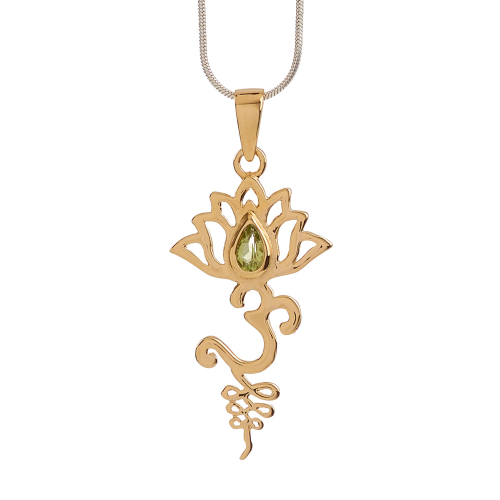 Anhänger „Lotus mit OM“, Produktbild 1