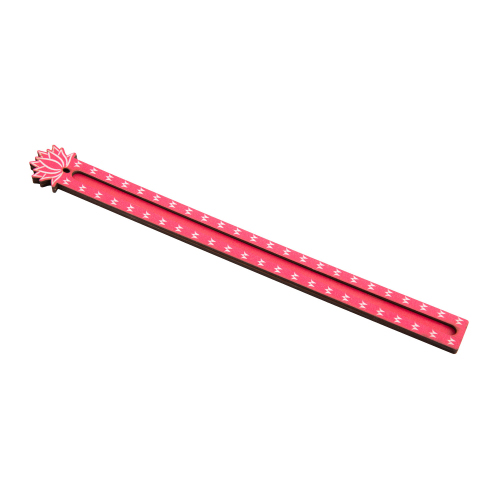 Räucherstäbchenhalter mit Lotus, pink, Produktbild 1