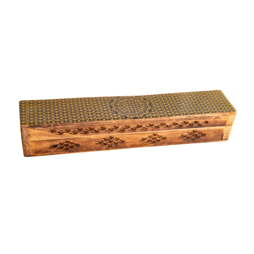 Räucherstäbchen-Vorratsbox Fantasy „Blume des Lebens“, Produktbild 1
