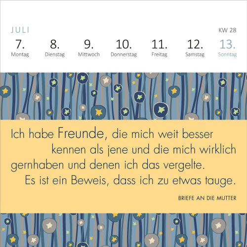 Man sieht nur mit dem Herzen gut Wochenkalender, Produktbild 4