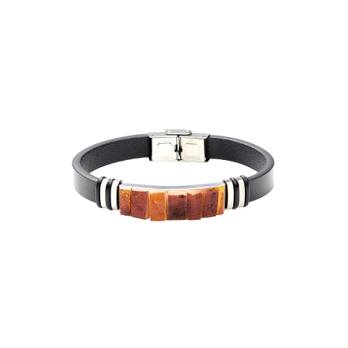 Bernstein Lederarmband, Produktbild 1