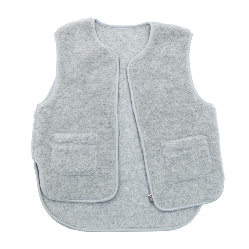 Merino-Weste „Island“, grau, Produktbild 2