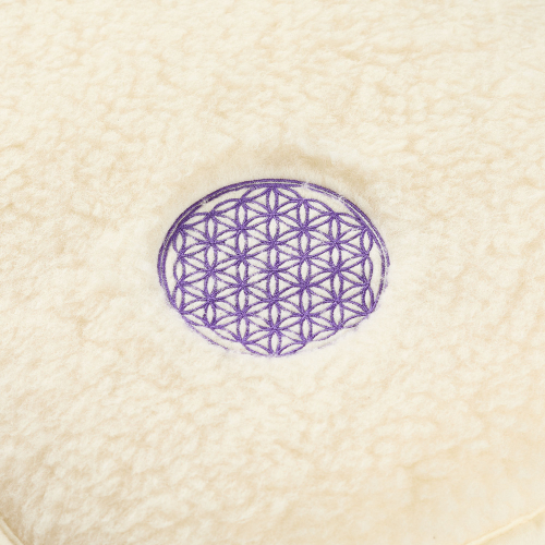 Merino-Decke „Blume des Lebens”, Produktbild 3