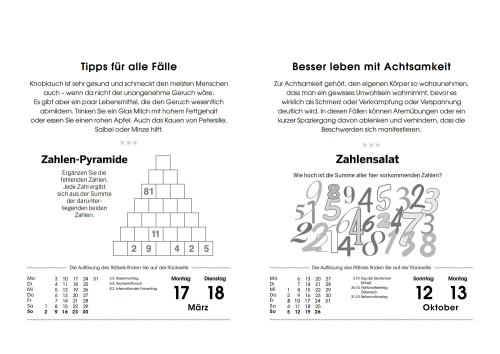 Rentnerkalender 2026, Produktbild 3