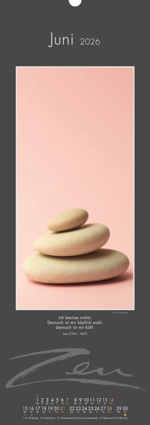 Zen Kalender 2026, Produktbild 4
