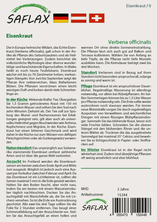 Eisenkraut, Samen, Produktbild 2