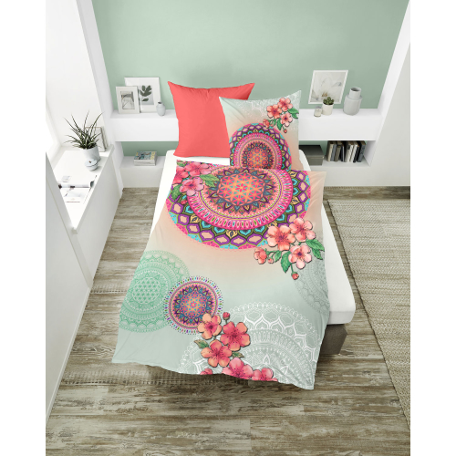 Bettwäsche „Mandala der Freude“, Produktbild 1