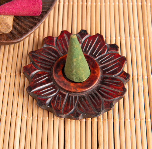Räucherkegelhalter „Lotus“, Produktbild 2