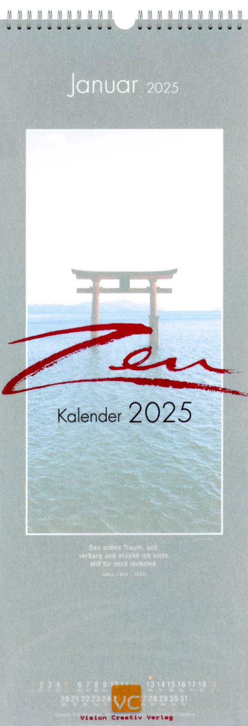 Zen-Kalender 2025, Produktbild 1