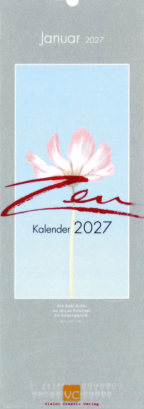 Zen Kalender 2027, Produktbild 1