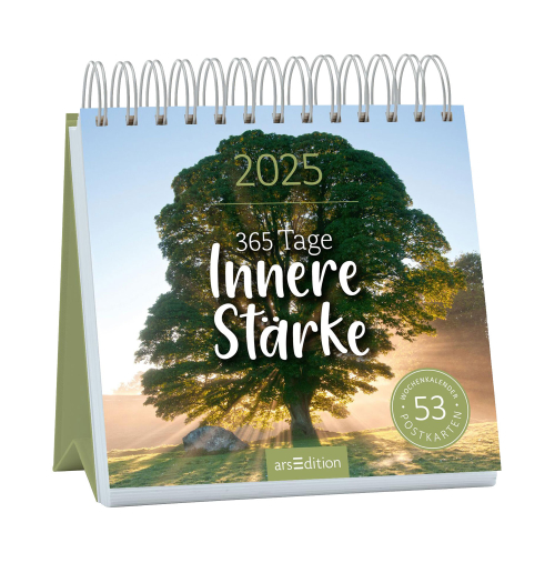 365 Tage Innere Stärke 2025 Postkartenkalender, Produktbild 1