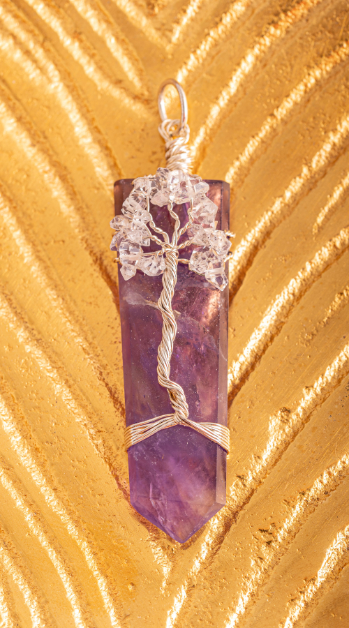 Anhänger „Lebensbaum Amethyst“, Produktbild 2