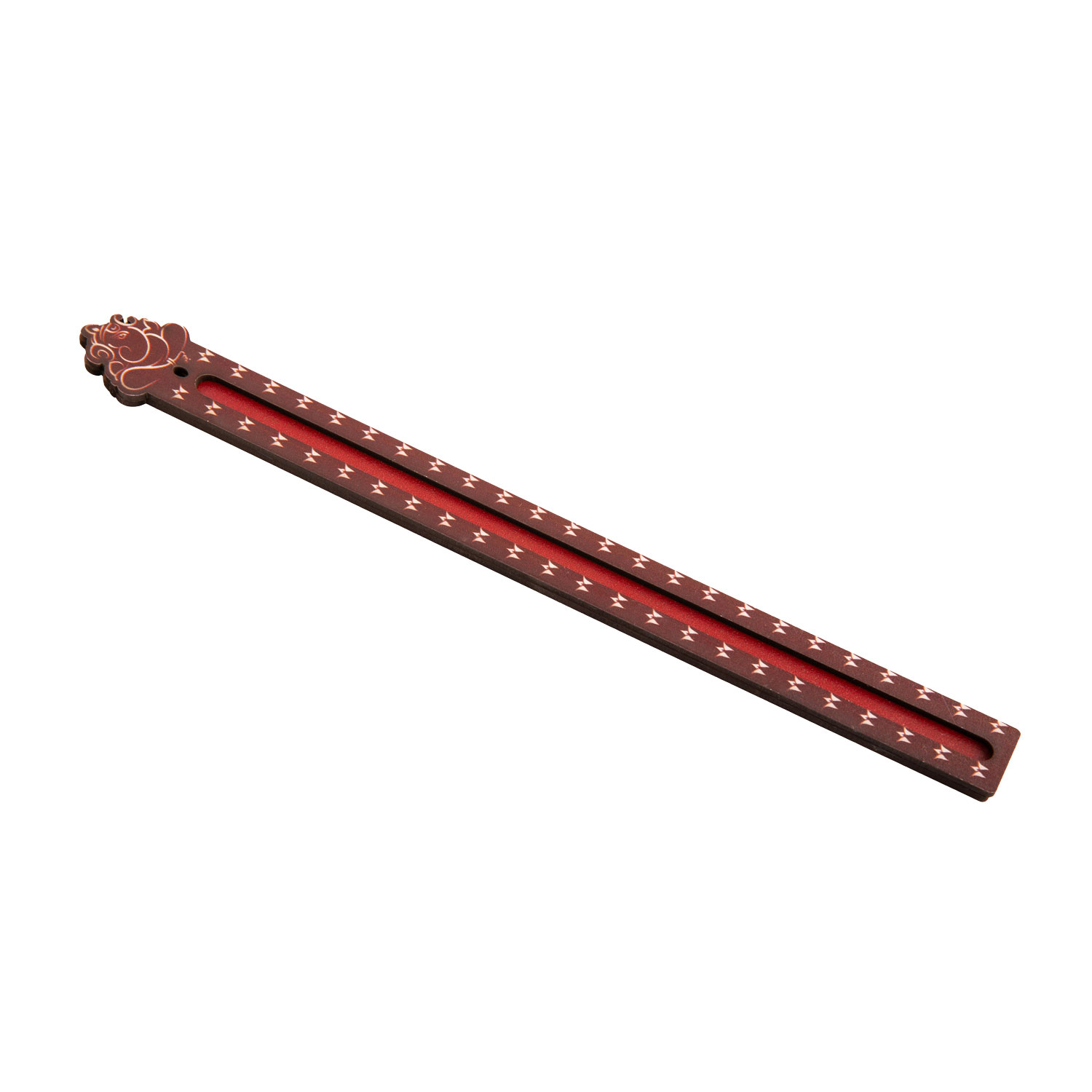 Räucherstäbchenhalter mit Ganesha, rot, Produktbild 1