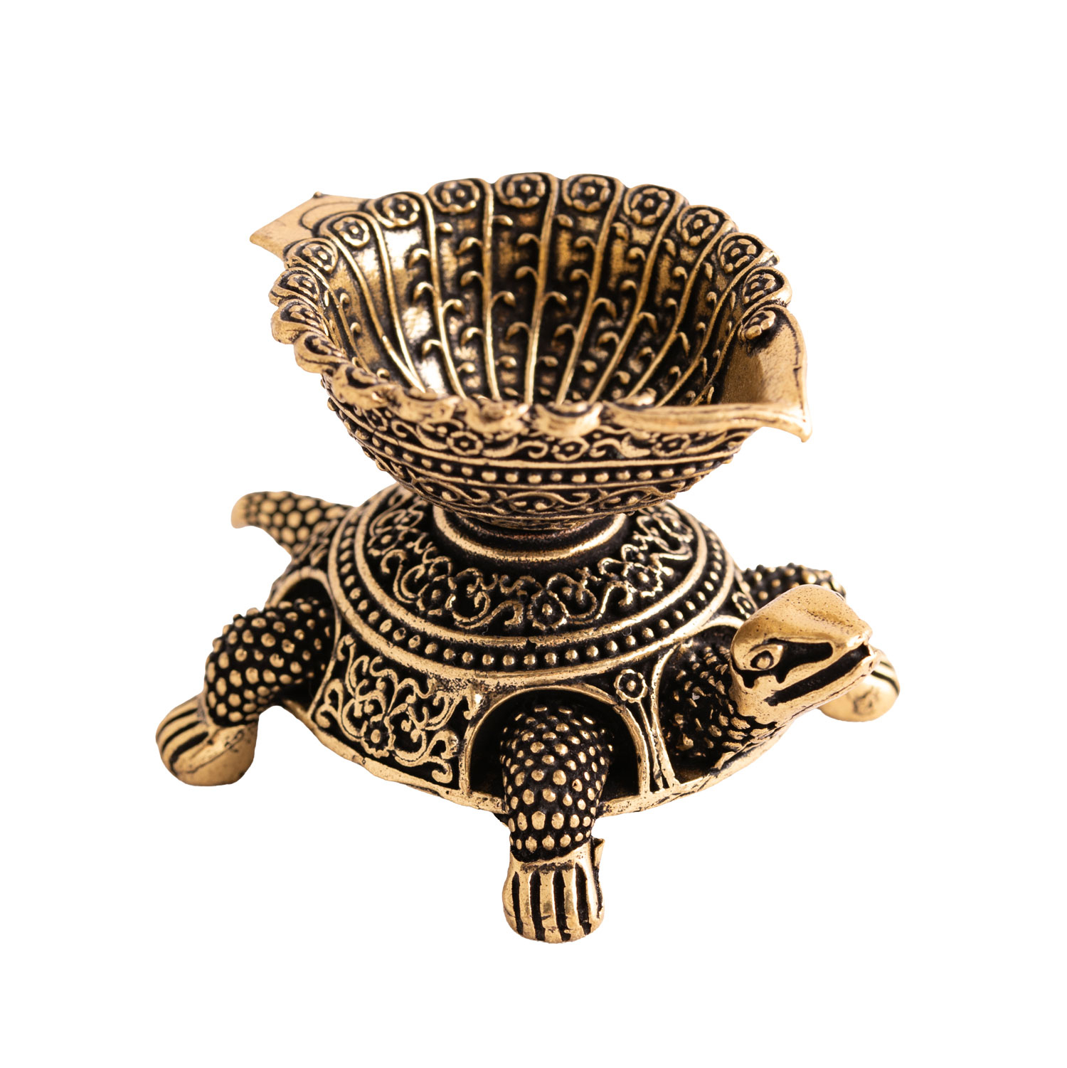 Teelichthalter &amp; Räuchergefäß Gheelampe „Schildkröte“, Produktbild 1