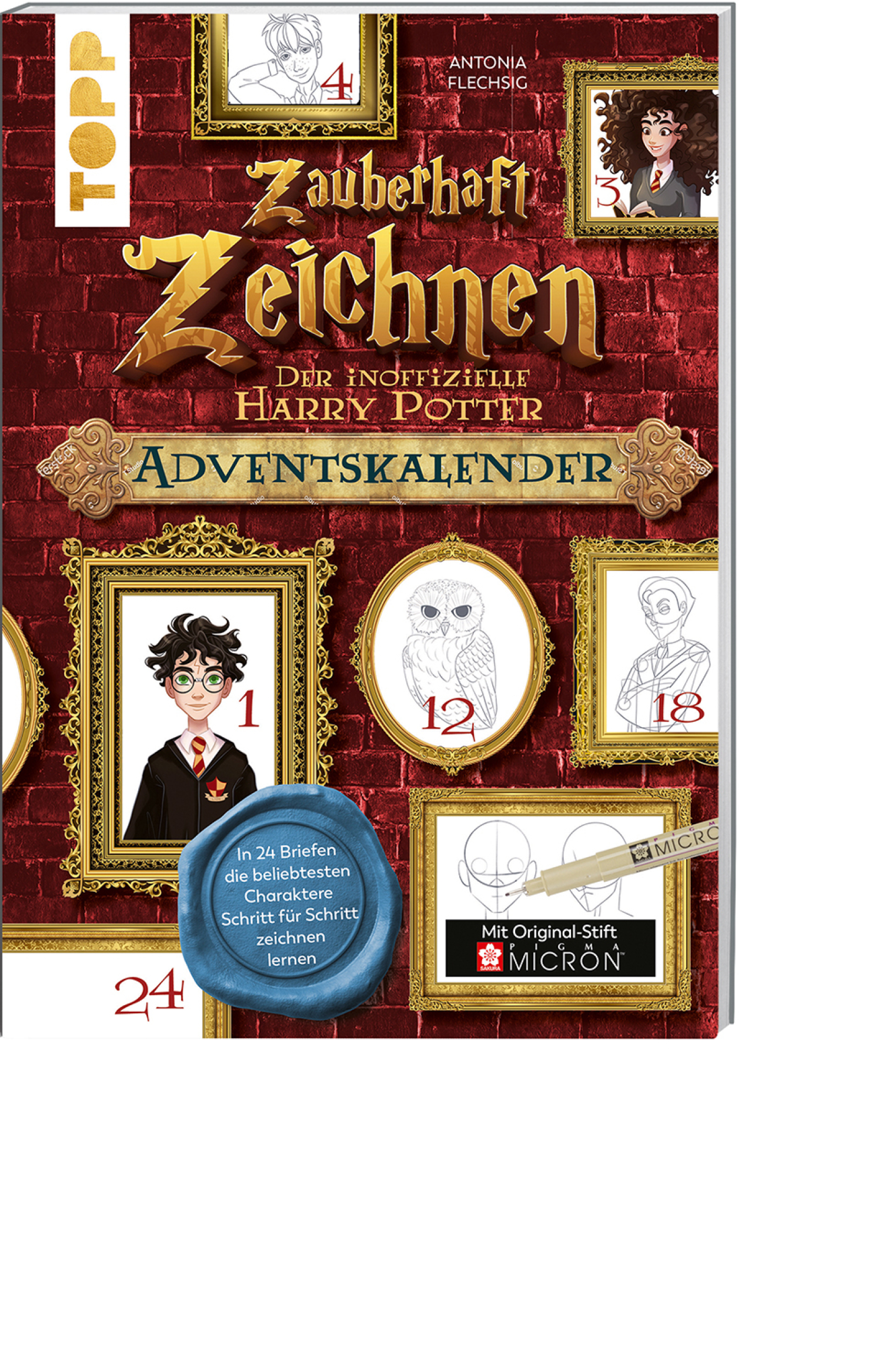 Zauberhaft zeichnen – Der inoffizielle Harry Potter Adventskalender, Produktbild 1