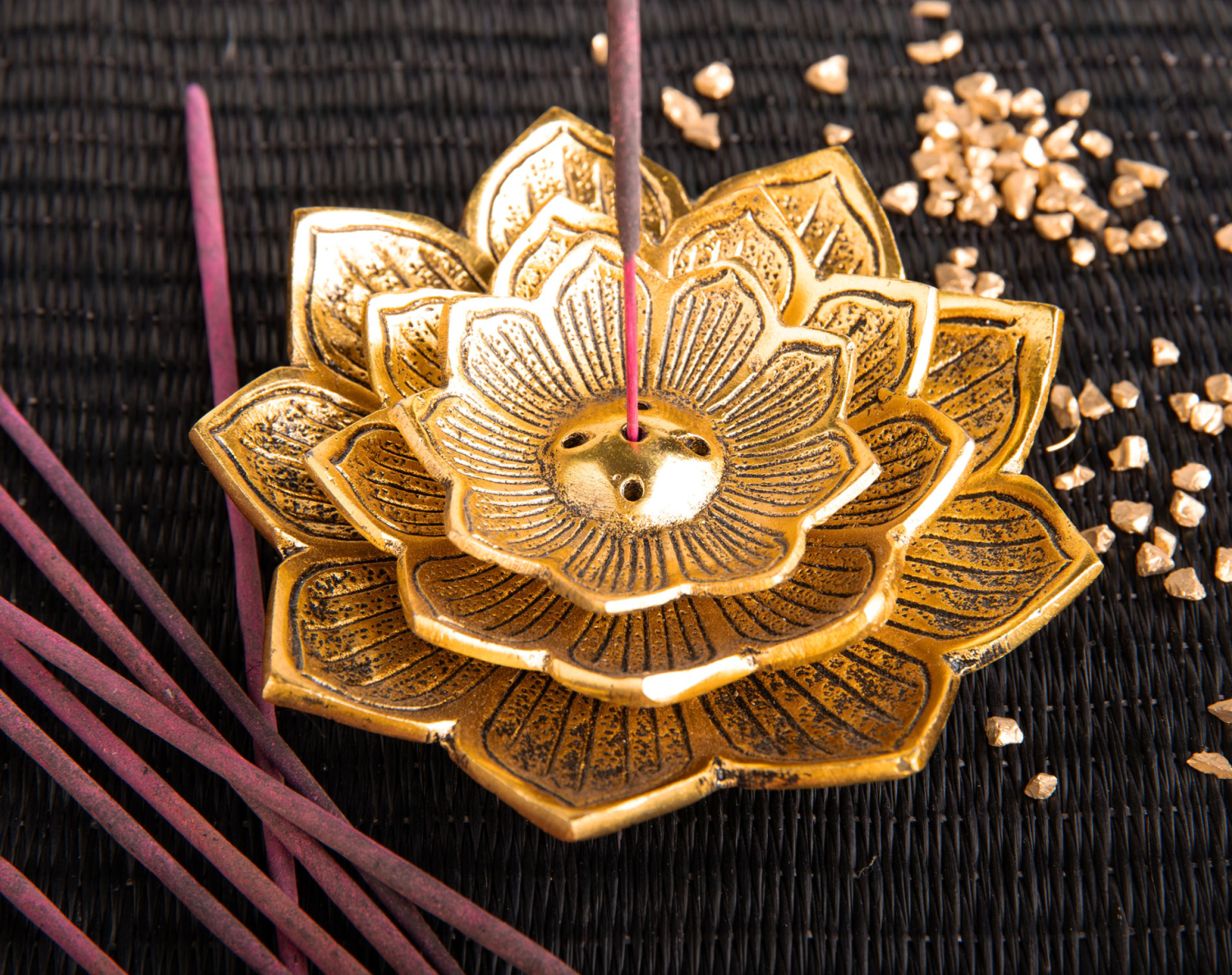 Räucherstäbchenhalter „Lotus“, Produktbild 2