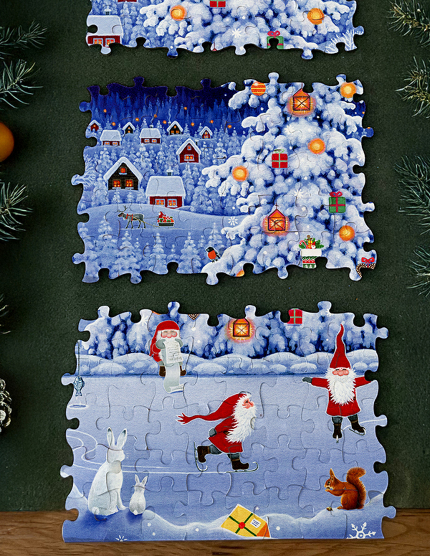 Puzzle-Adventskalender "Tomtes Weihnachtszauber", Produktbild 4