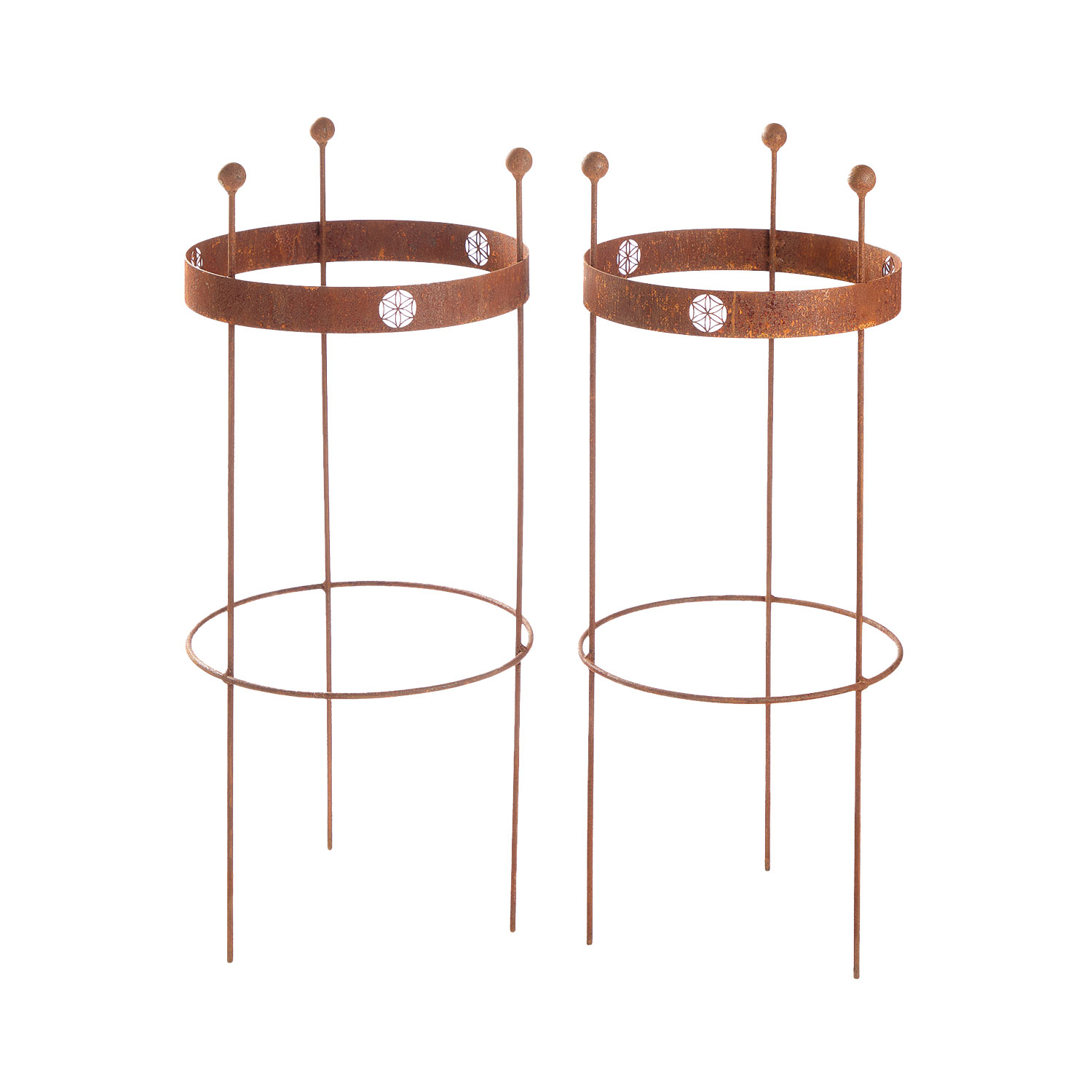 Runder Staudenhalter „Saat des Lebens“, 2er Set, Produktbild 1