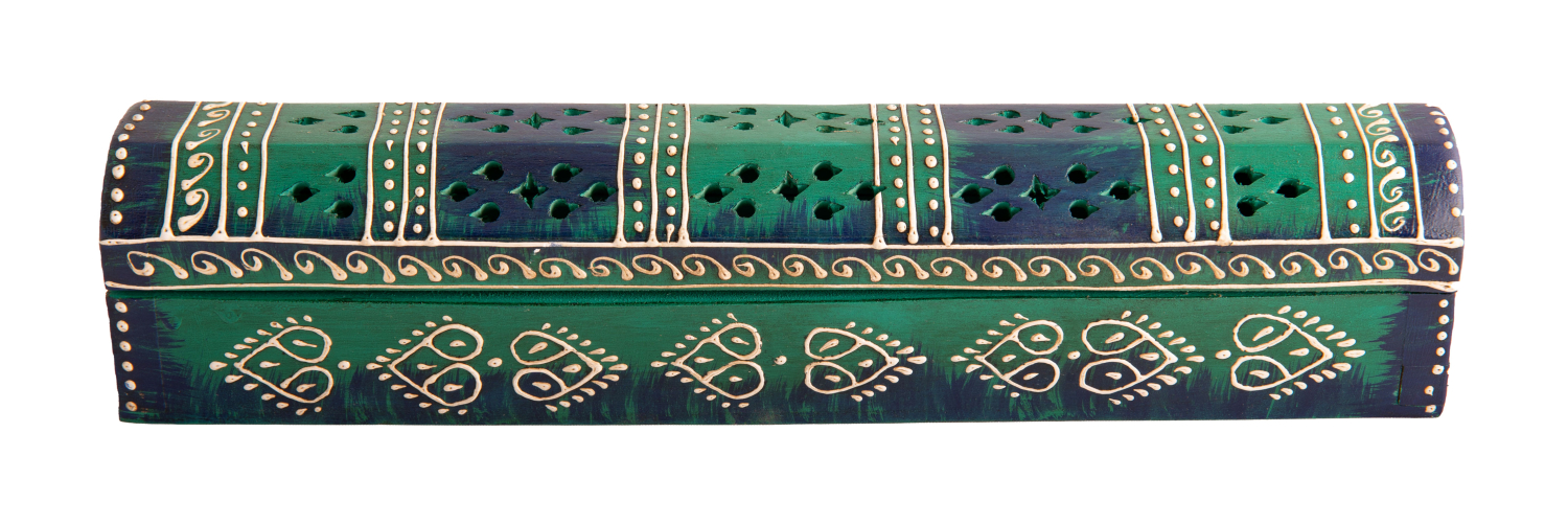 Räucherstäbchen-Vorratsbox „Mexico Grün“, Produktbild 1