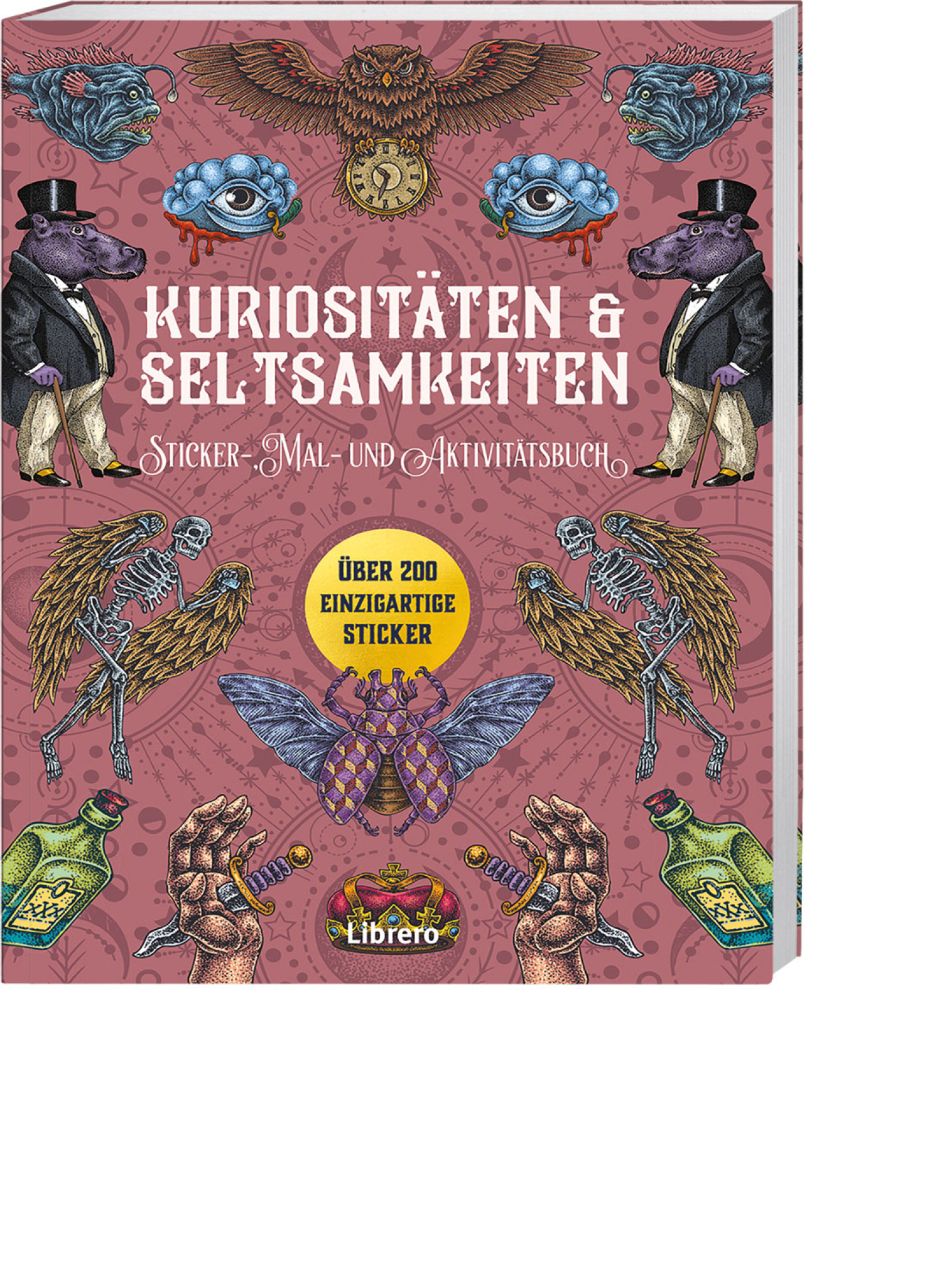 Kuriositäten &amp; Seltsamkeiten – Stickerbuch, Produktbild 1