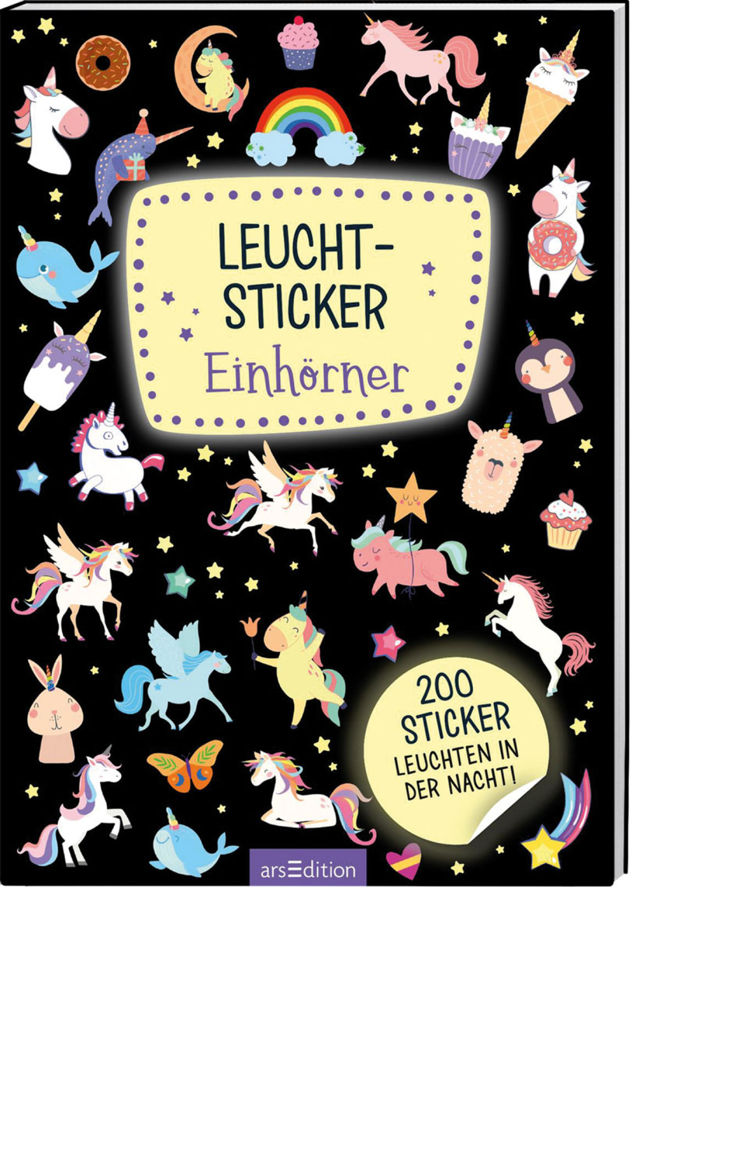 Leucht-Sticker – Einhörner, Produktbild 1