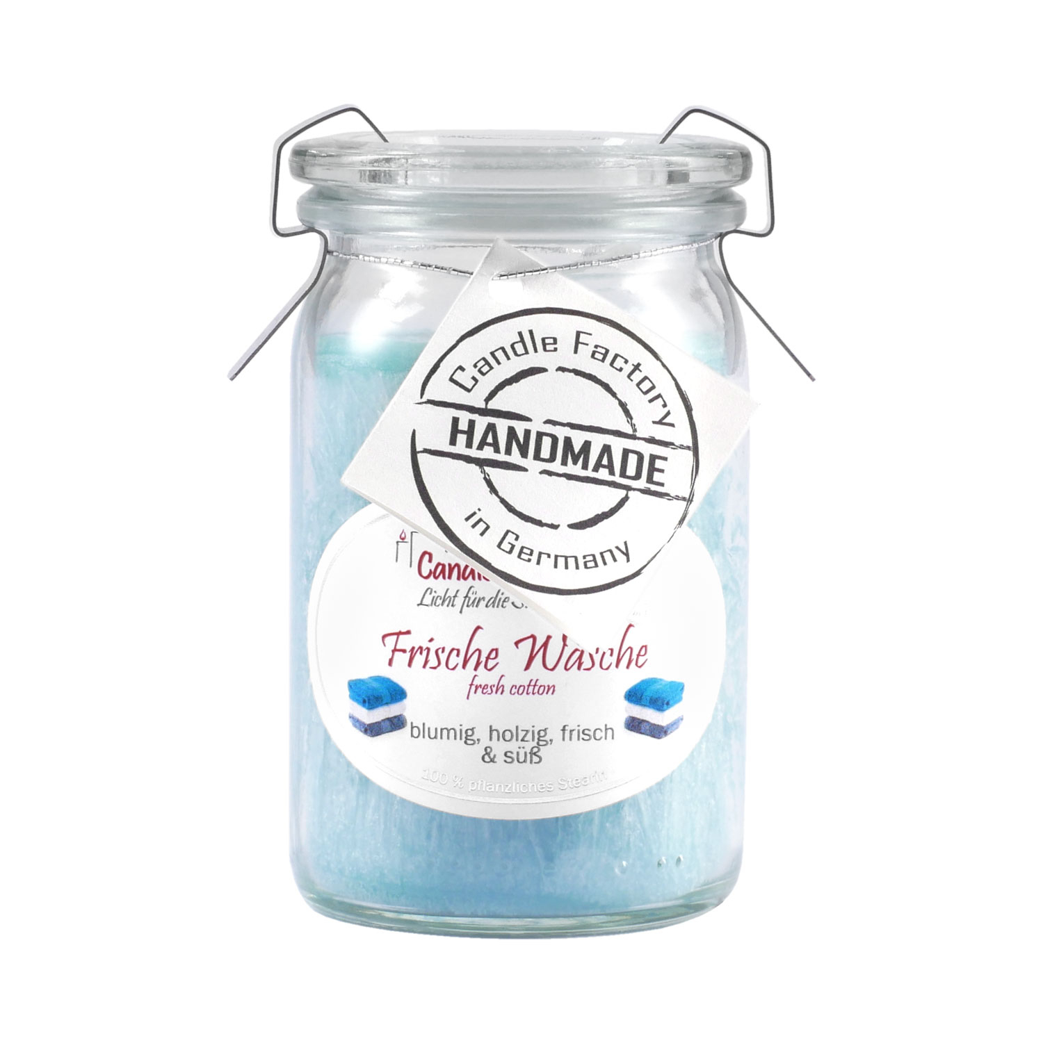 Mini-Duftkerze „Frische Wäsche“, Produktbild 1
