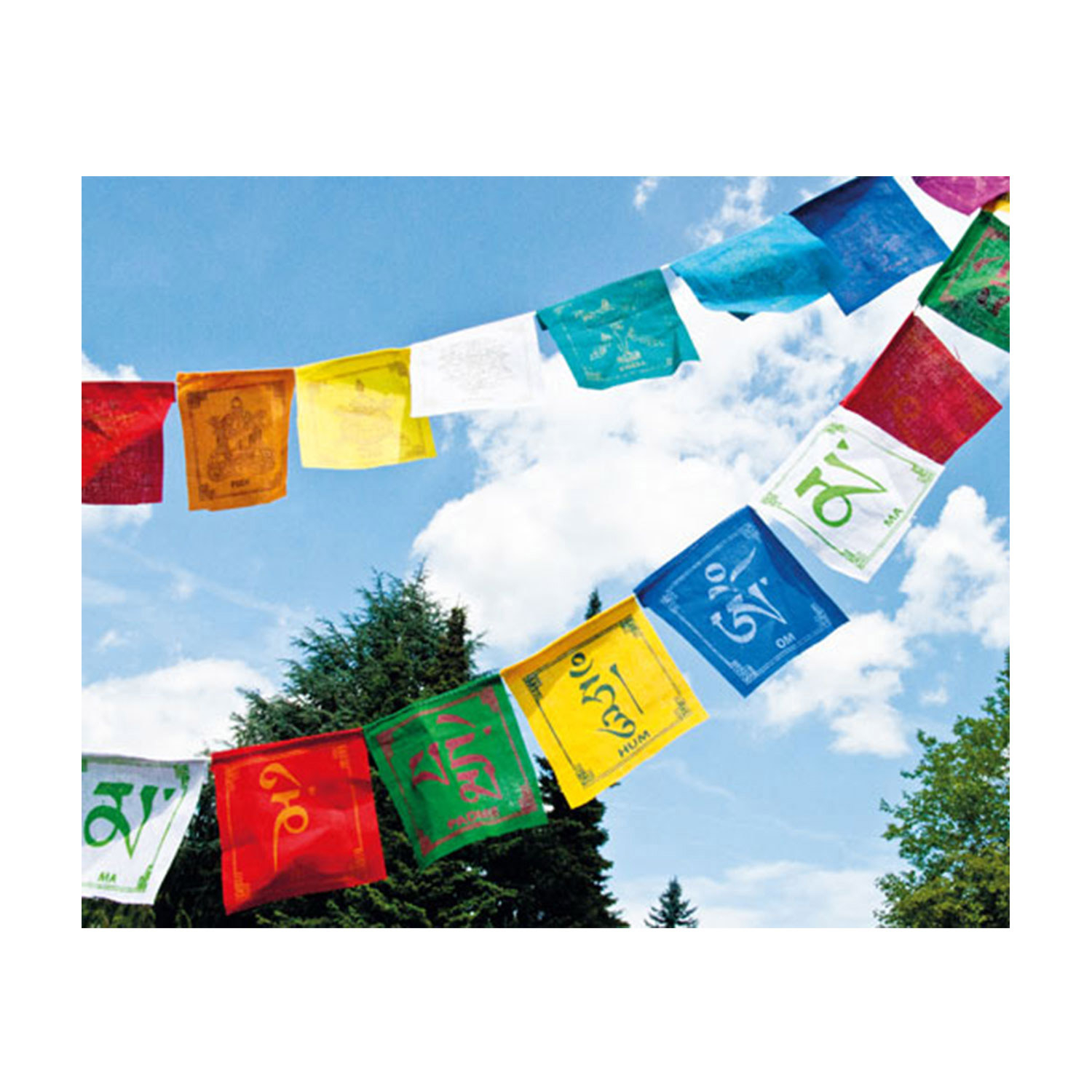 Tibetische Gebetsfahnen “8 Glückssymbole”, Produktbild 1