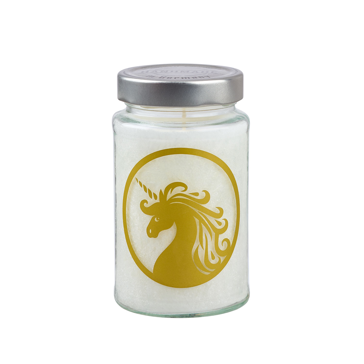 Krafttier-Duftkerze „Einhorn“, Produktbild 2