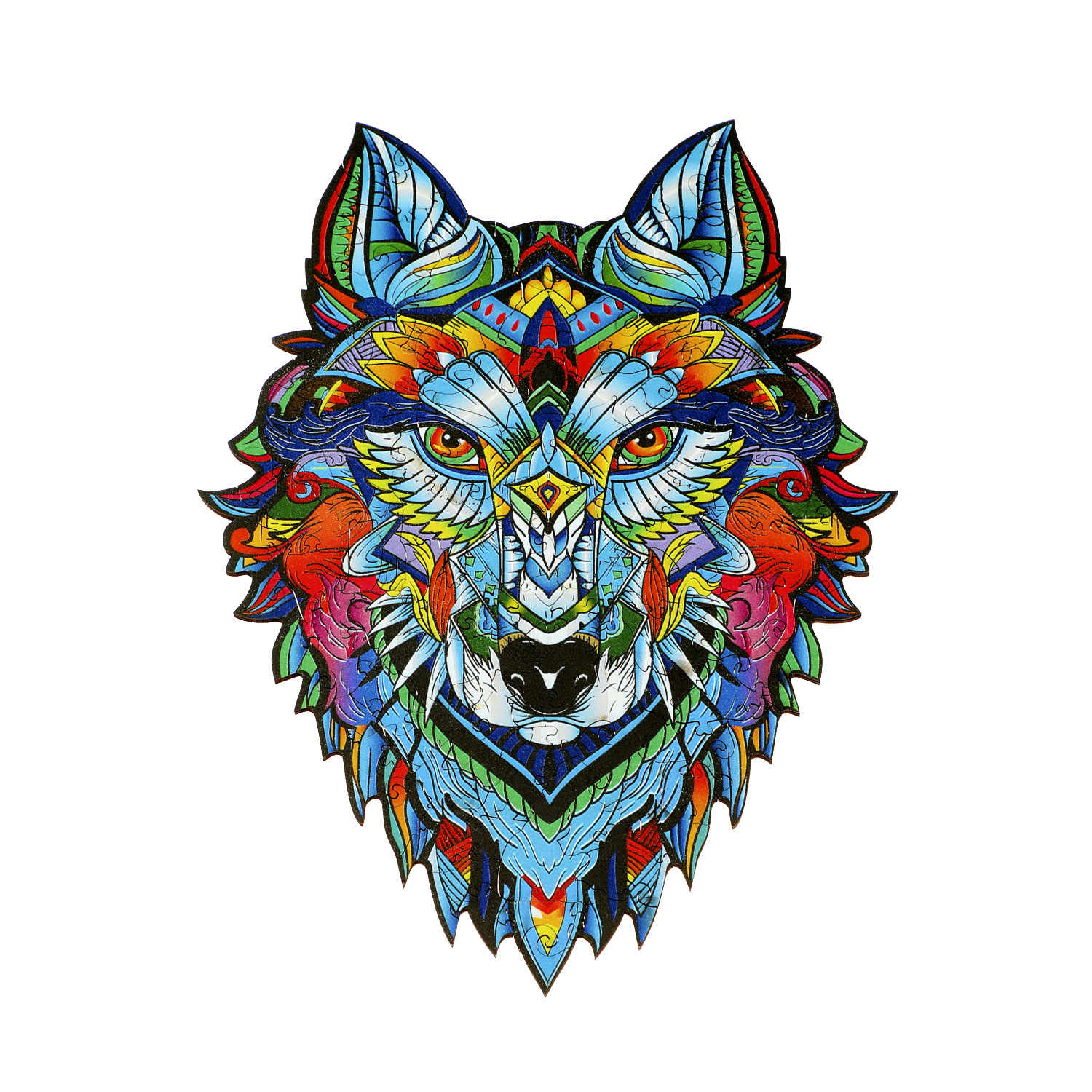 Holzpuzzle „Wolf“, Produktbild 1