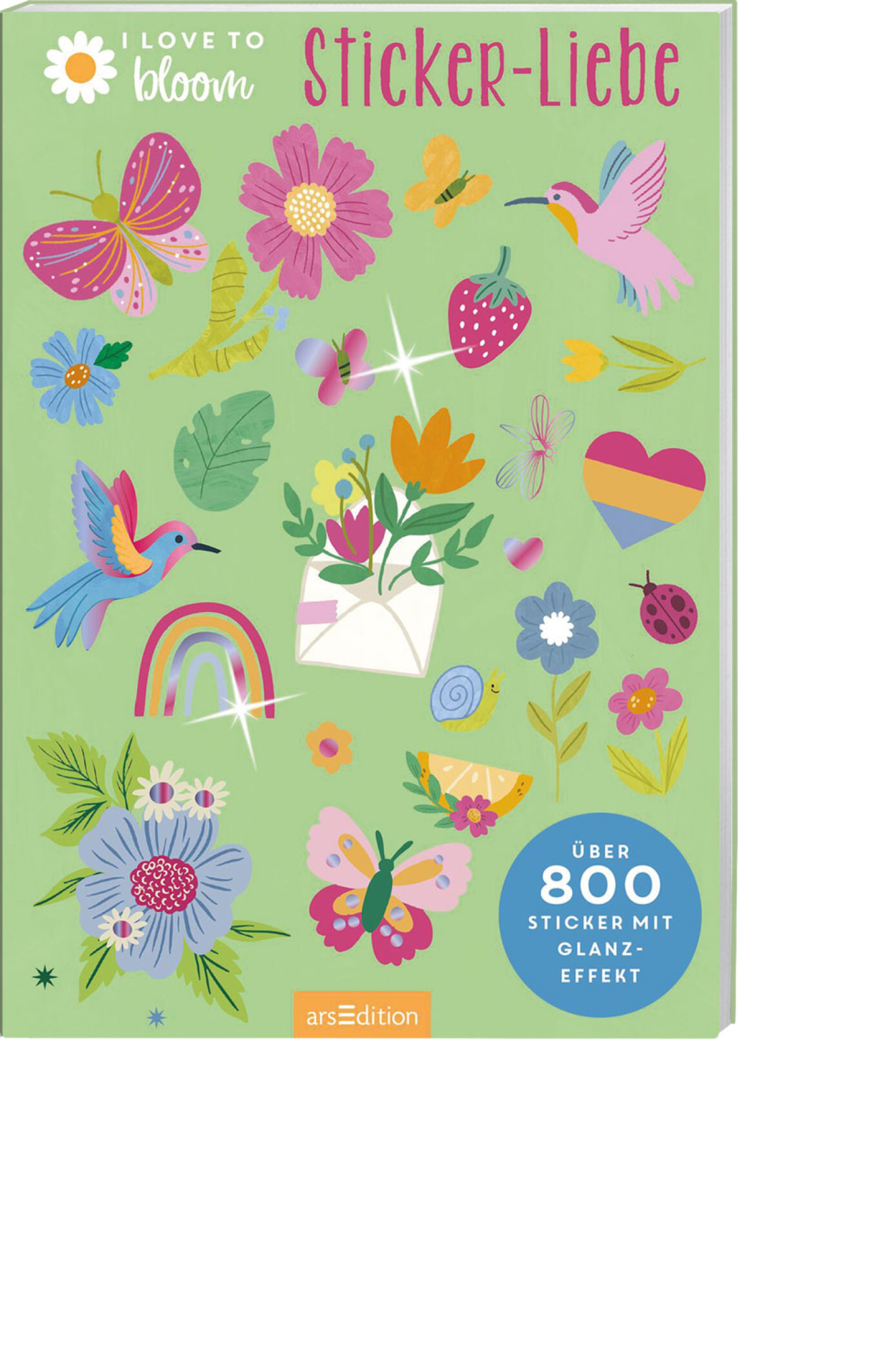 I love to bloom – Sticker-Liebe, Produktbild 1