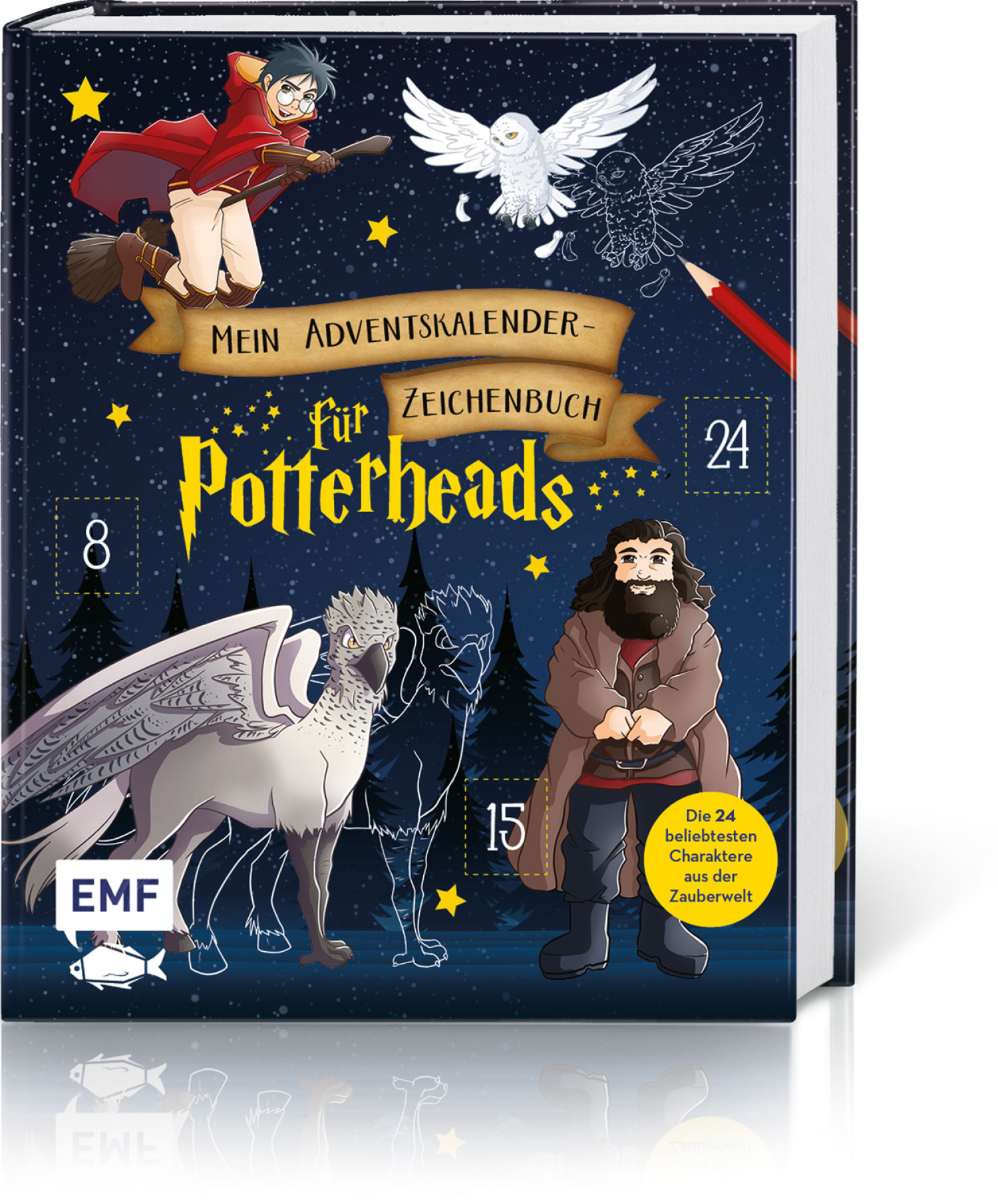 Mein Adventskalender-Zeichenbuch für Potterheads, Produktbild 1
