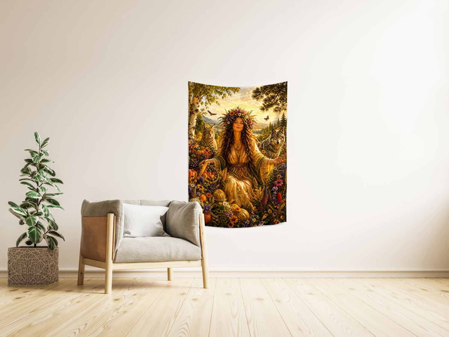 Wandbehang „Göttin der Erde“, Produktbild 2