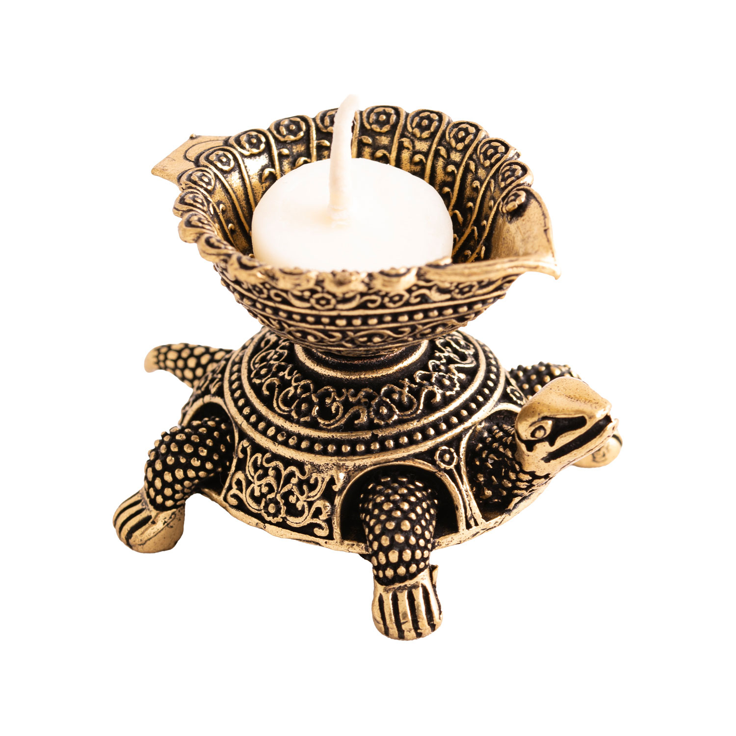 Teelichthalter &amp; Räuchergefäß Gheelampe „Schildkröte“, Produktbild 3