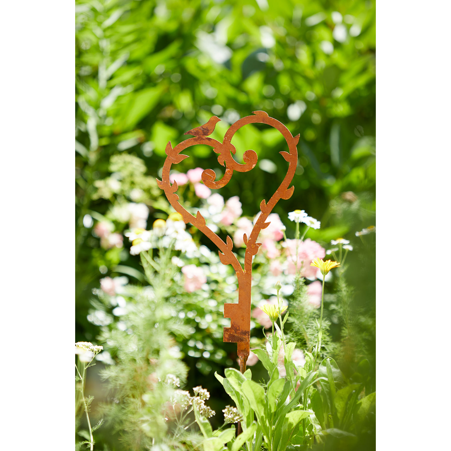 Gartenstecker „Herzschlüssel“, Produktbild 2