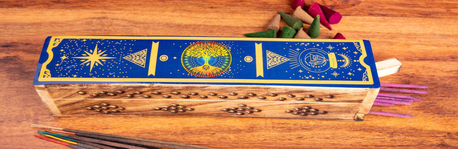 Räucherstäbchen-Vorratsbox Fantasy „Lebensbaum“, Produktbild 2
